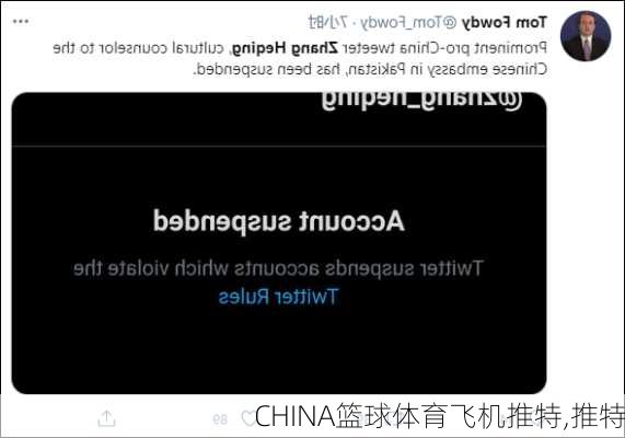 CHINA篮球体育飞机推特,推特
