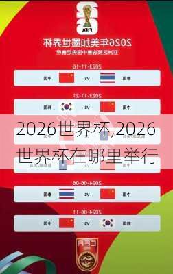 2026世界杯,2026世界杯在哪里举行