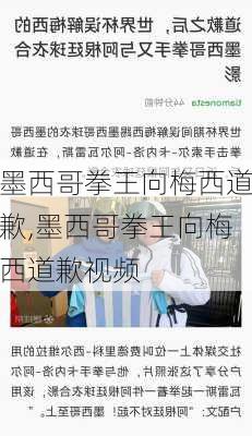 墨西哥拳王向梅西道歉,墨西哥拳王向梅西道歉视频