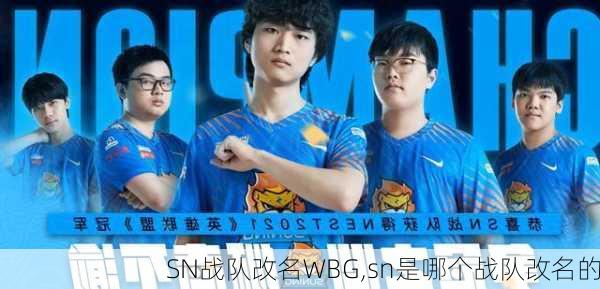 SN战队改名WBG,sn是哪个战队改名的