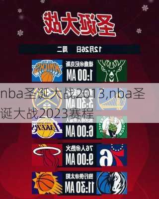 nba圣诞大战2013,nba圣诞大战2023赛程