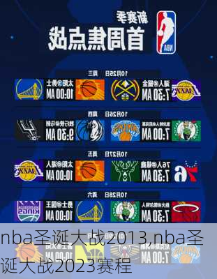 nba圣诞大战2013,nba圣诞大战2023赛程